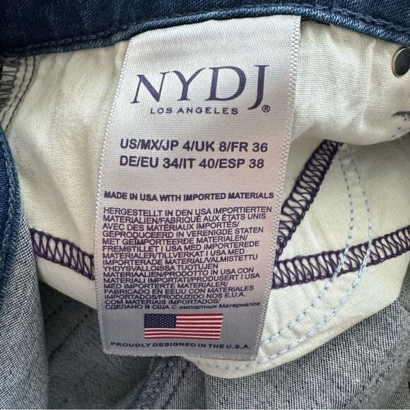 NYDJ Sheri Ankle Platinum Series Hem Release Jeans Size 4 - Picture 8 of 8